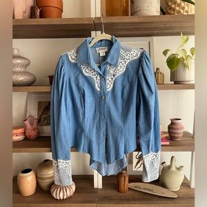Vintage Rodeo Western Ware Top